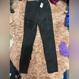 Fashion Nova That’s what’s up skinny cut out jeans